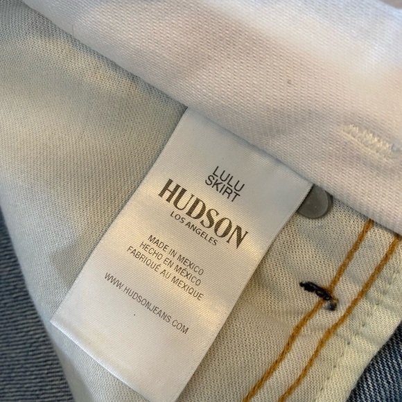 NEW Hudson Jeans Lulu Denim Skirt Contrasting Waistband 26 - Picture 5 of 8
